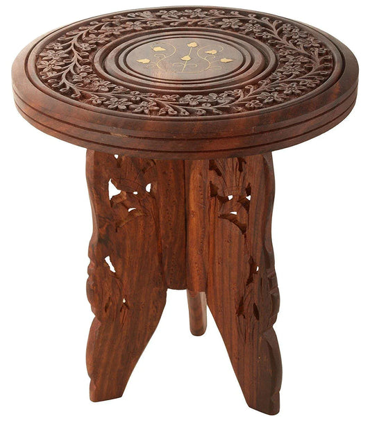Handcrafted Wooden Stool for Home Decor