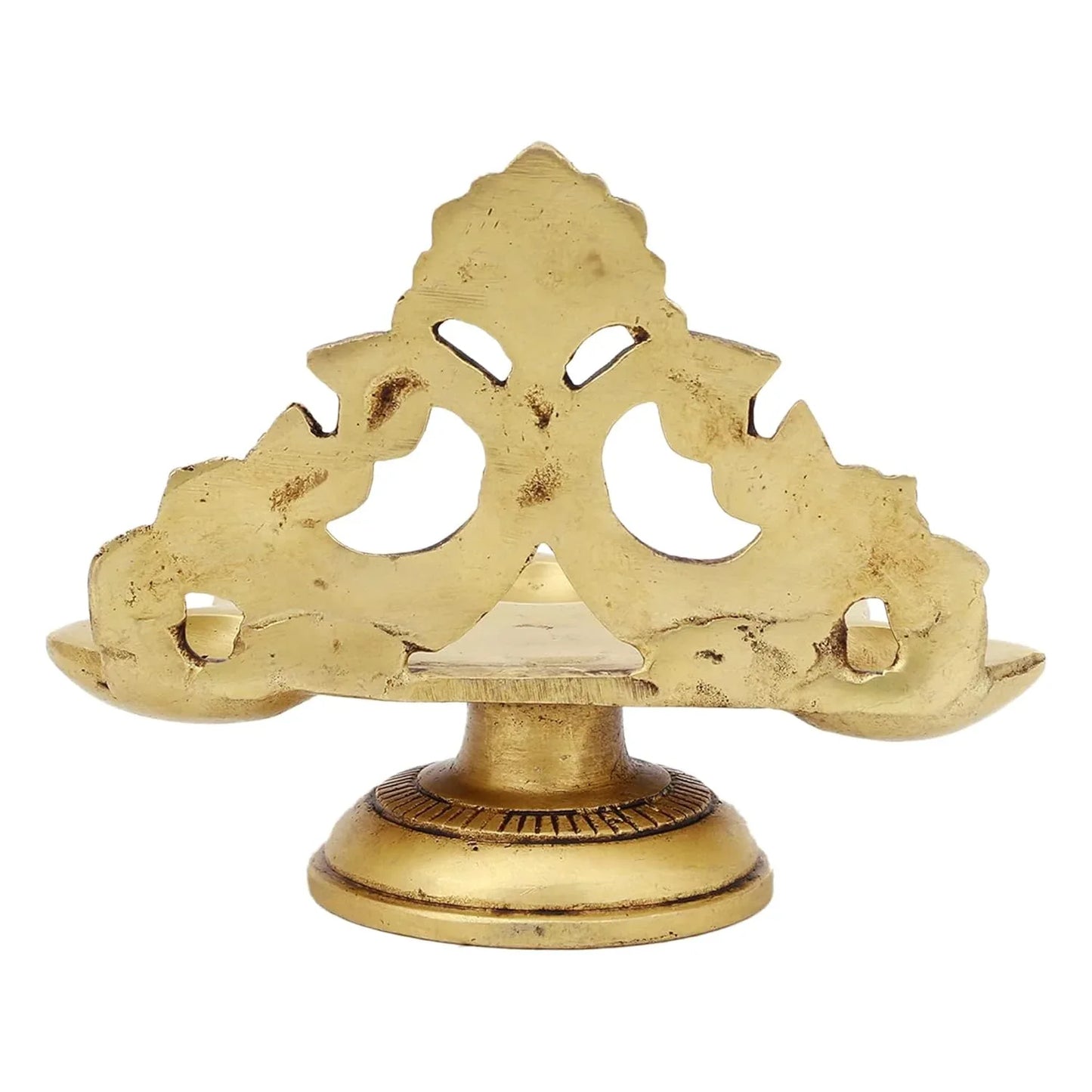 Decorative Brass Diya of Five Wick