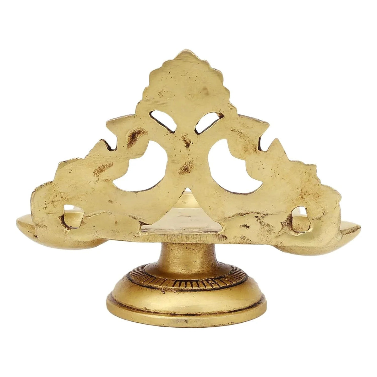 Decorative Brass Diya of Five Wick