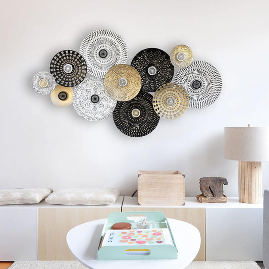 Luxury Metal Disc Wall Art -ArtyCraftz.com
