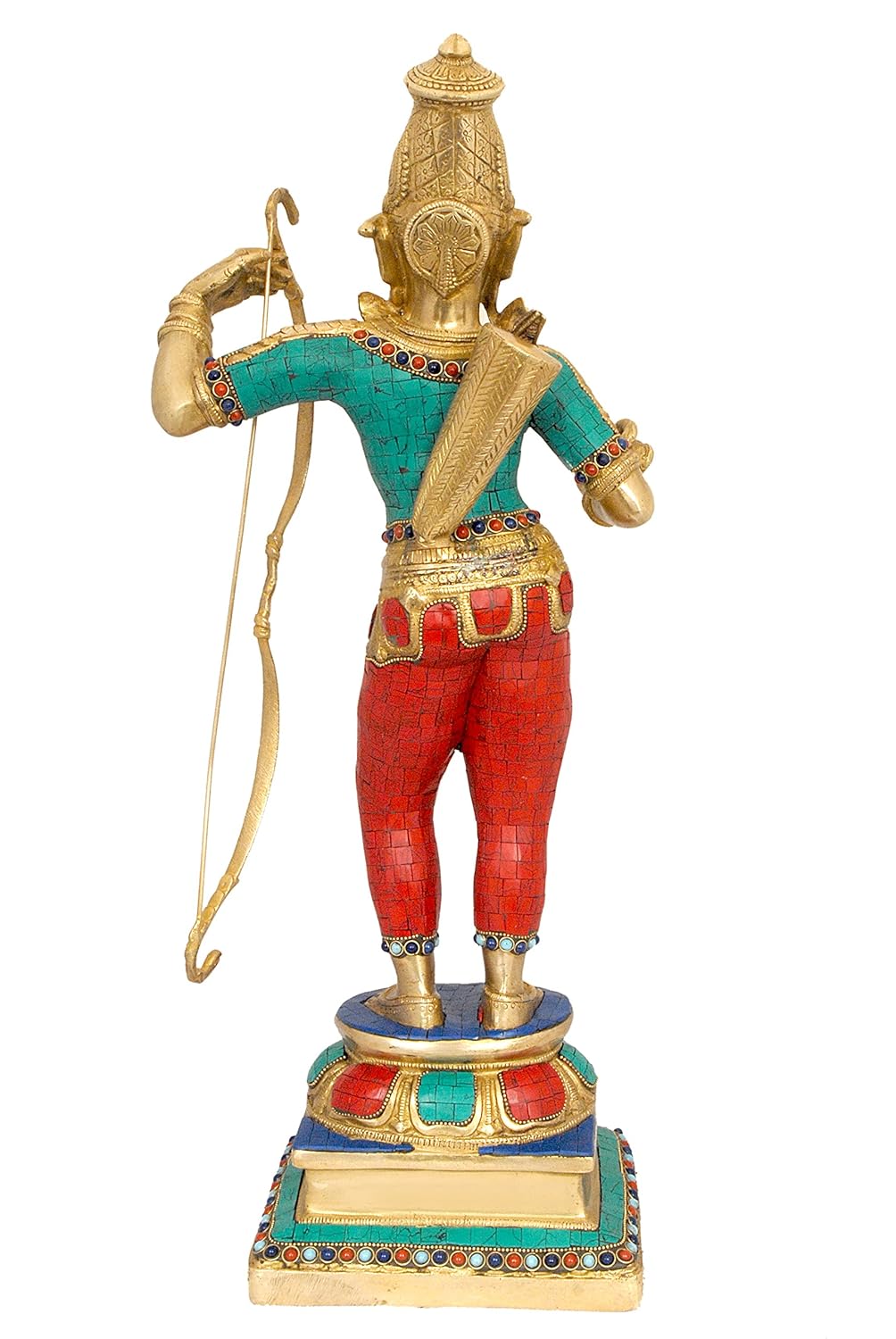 Brass Ram Darbar Statue, Height 24 Inch