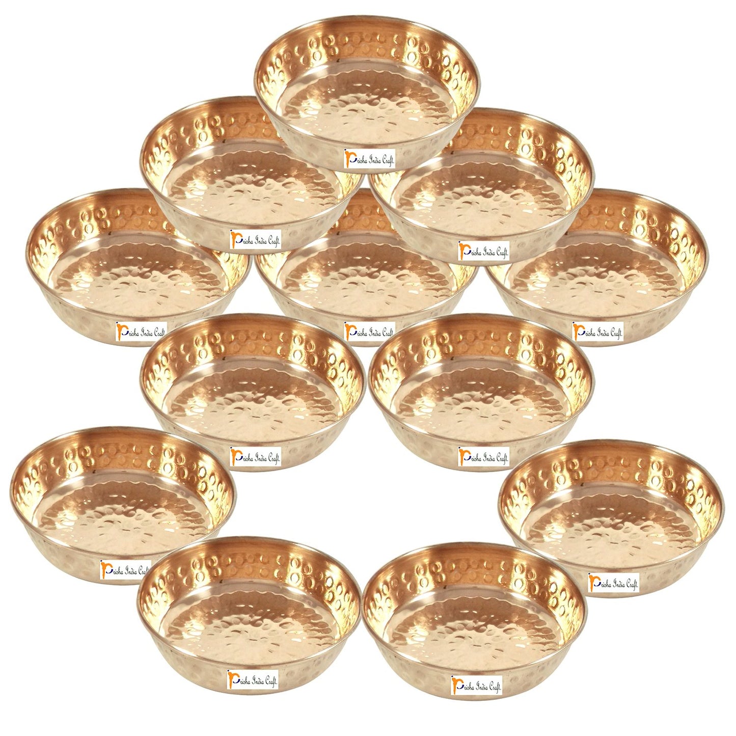 Pure Copper Serving Pudding Bowl