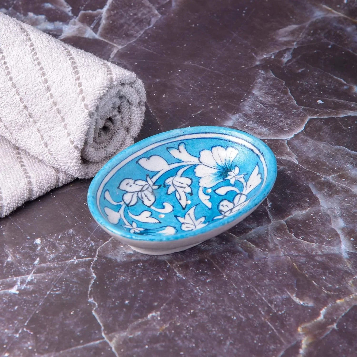 Ceramic Soap Dish and Toothbrush Holder-ArtyCraftz.com-ArtyCraftz.com