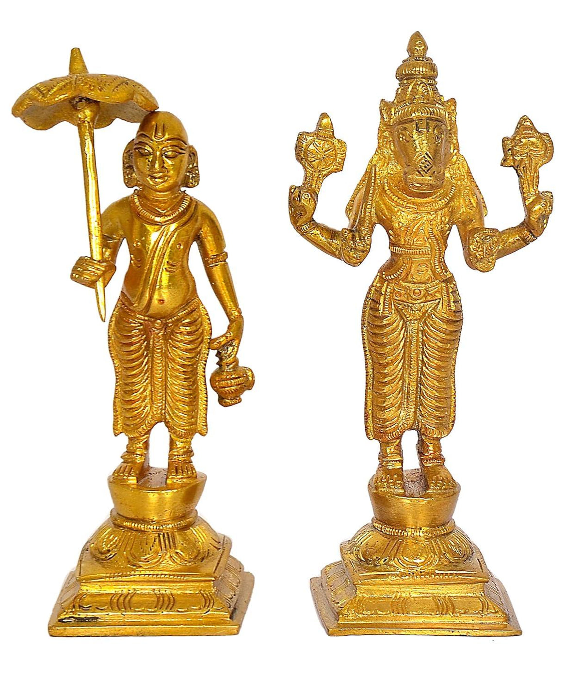 Handcrafted Brass Dashavatara Idol-ArtyCraftz.com