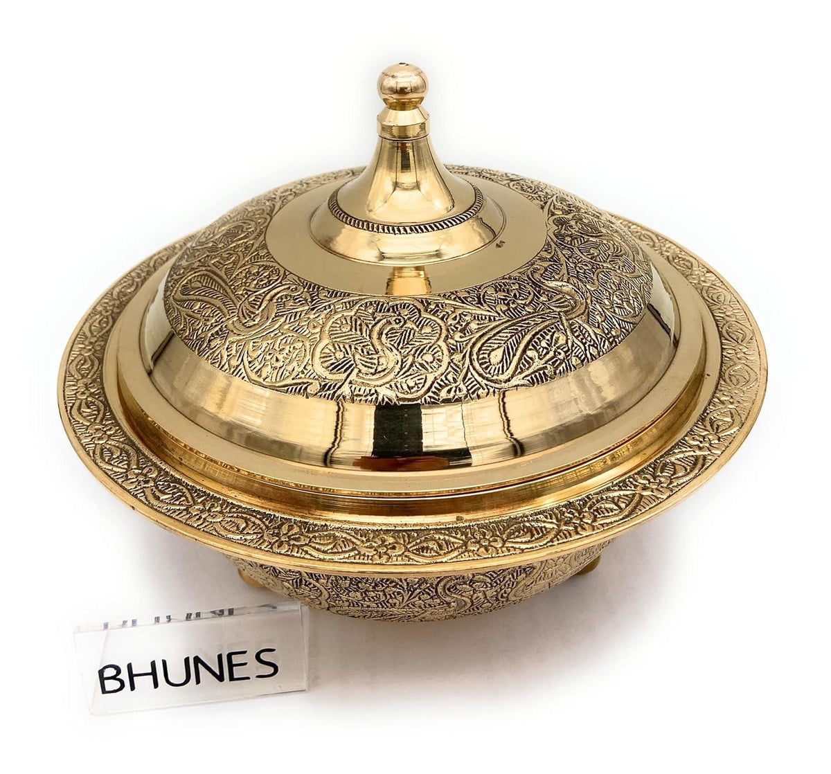 Bhunes Decorative Brass Fruit Bowl