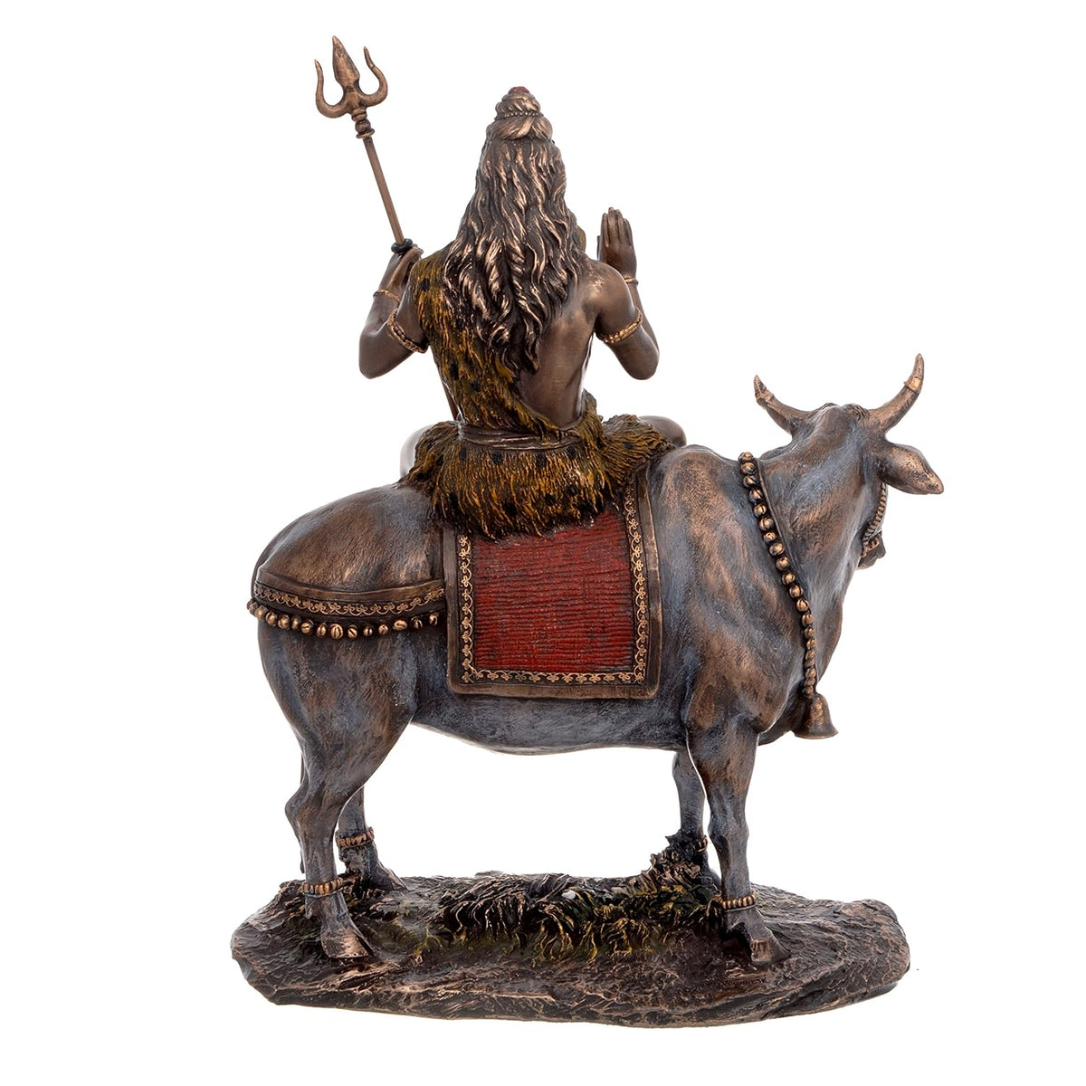 Lord Shiva on Nandi Statue Resin Mahadev Showpiece- ArtyCraftz.com