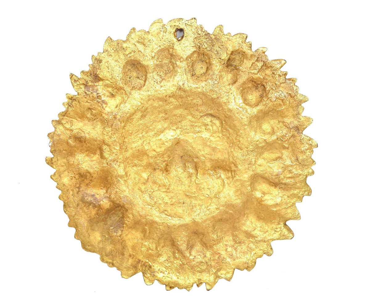 Sun Face Brass Wall Art-ArtyCraftz.com