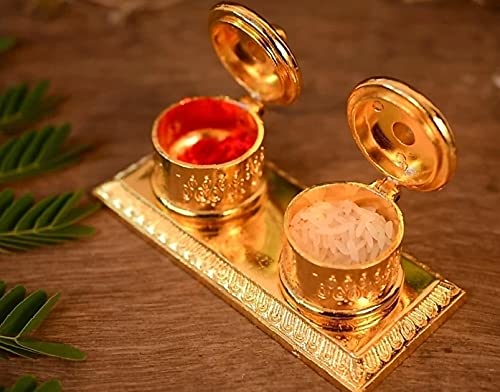 Aluminium Haldi, Kumkum Box