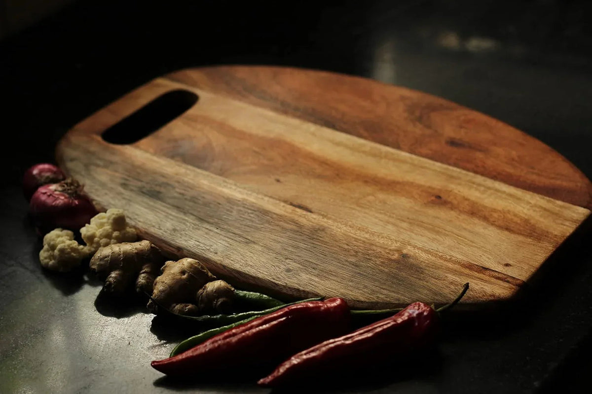 Anti-Bacterial Reversible Acacia Wood Chopping Board