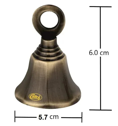 Antique Brass Russian Decorative Small Door Bells for Pooja Room -ArtyCraftz.com