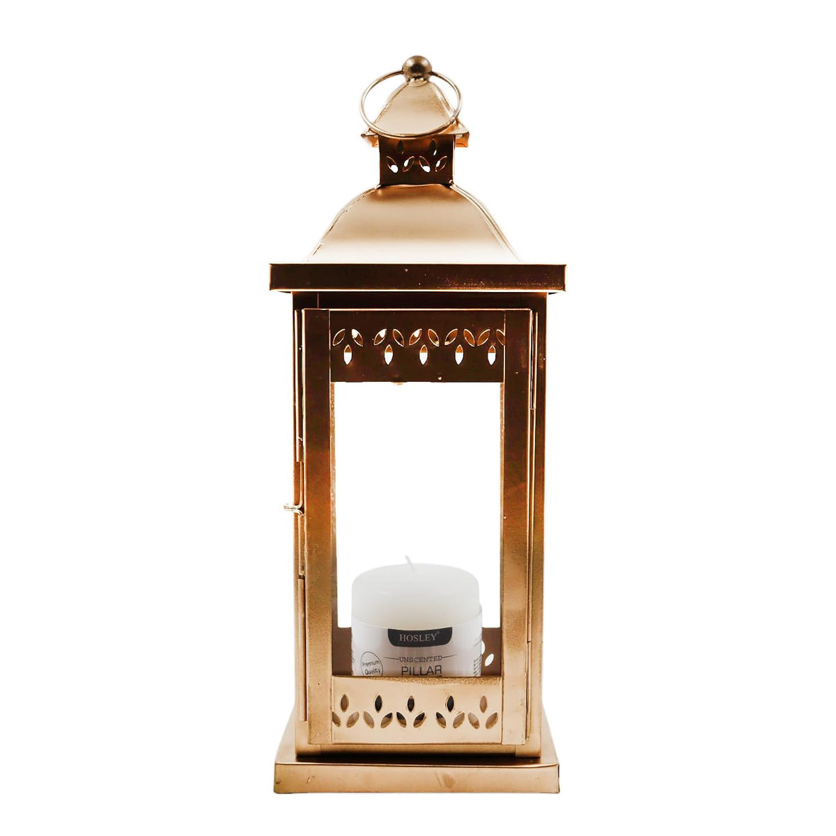 Antique Gold Iron Candle Lantern-artycraftz.com