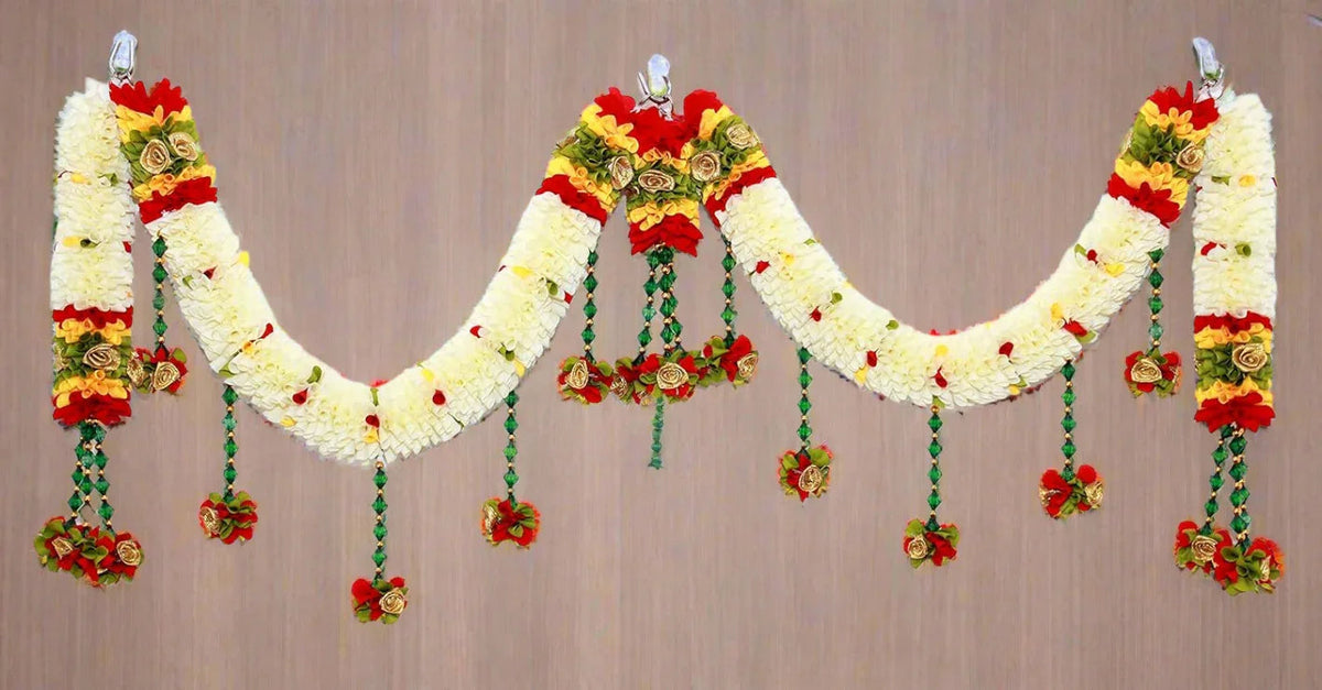 Artificial Mogra Doorway Flower Thoran-ArtyCraftz.com