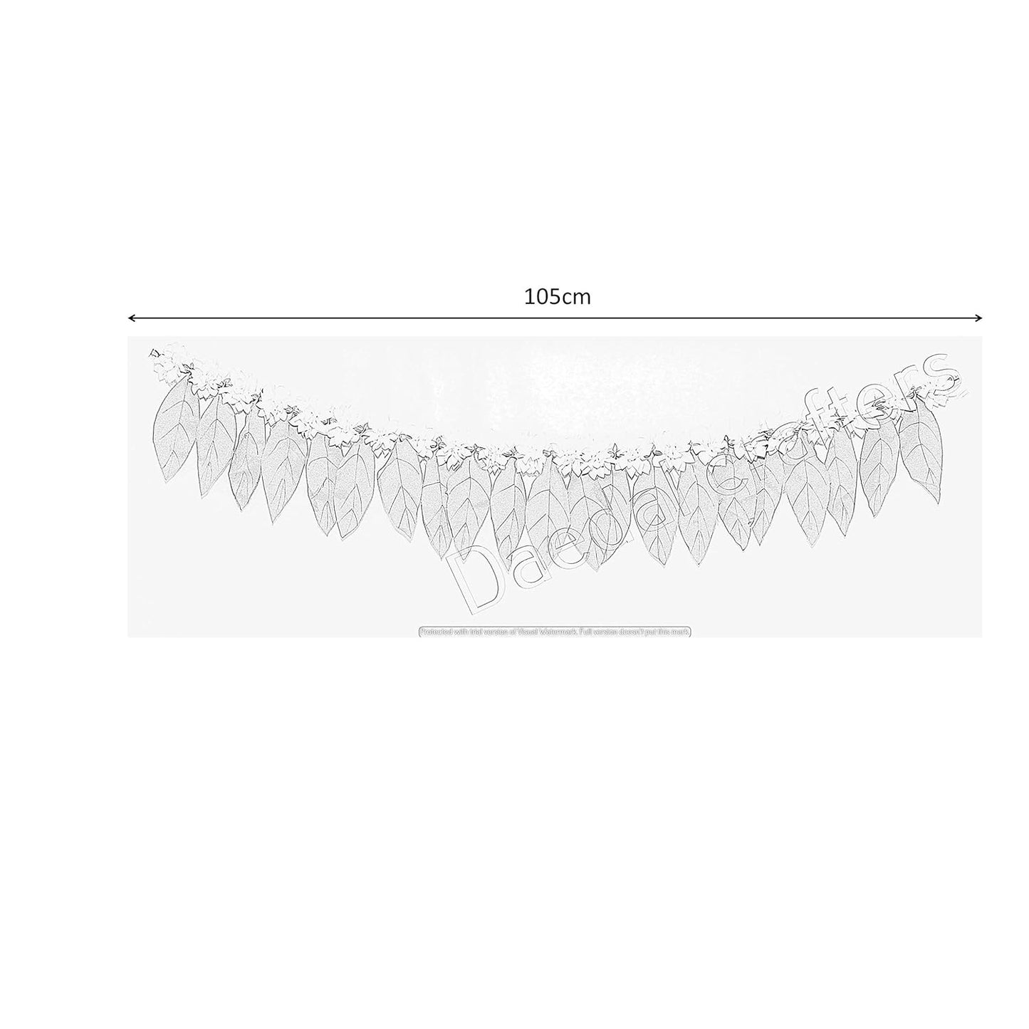 Artificial Flowers and Mango leaves Thoran
