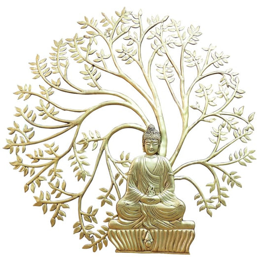 Artistic Buddha Wall Accent for Modern Homes-ArtyCraftz.com