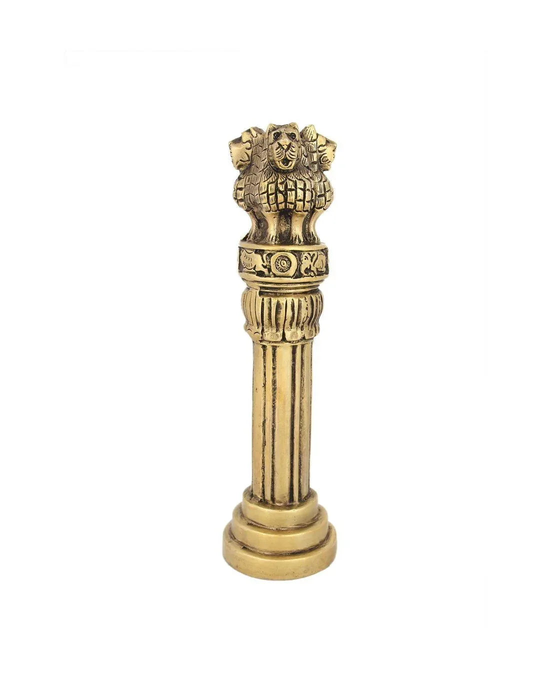 Bronze Ashoka Pillar Showpiece-ArtyCraftz.com