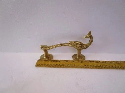 Attractive Brass Made Peacock Door Handle - ArtyCraftz.com