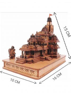 Shree Ram Mandir Ayodhya Model 3D Wooden Janmabhoomi Temple