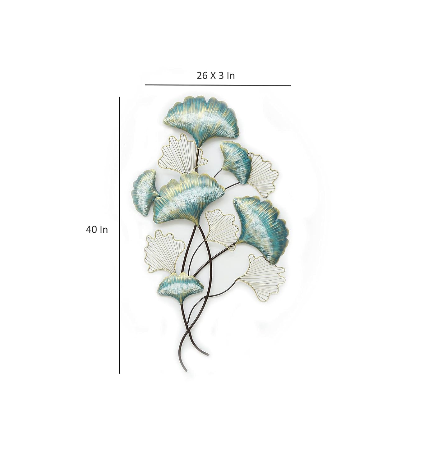 Aziza Ginko Leaf Wall Decor Hanging & Mounted Art Sculpture