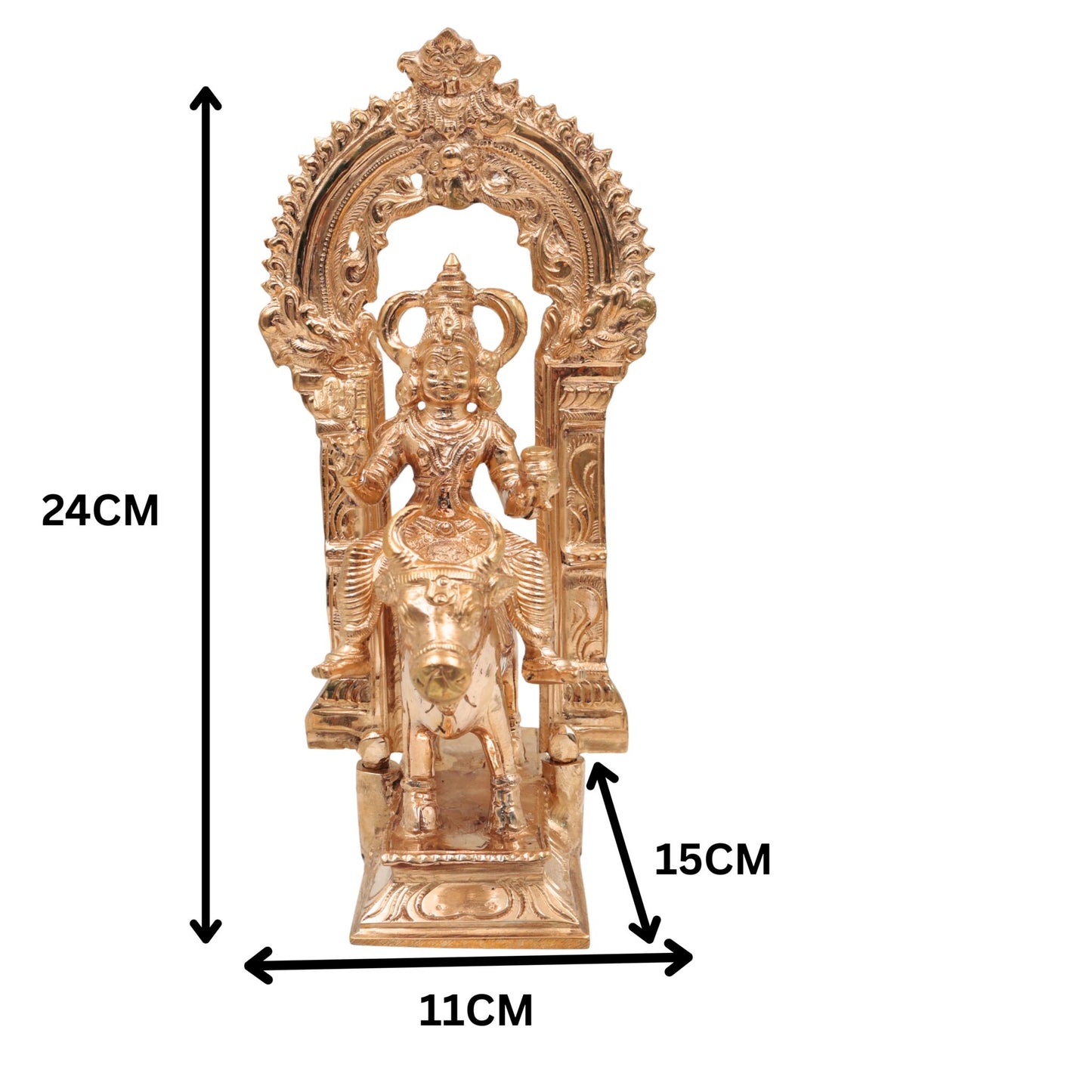 Bronze Vishnumaya Idol Traditional Kerala Deity Statue (24 cm)