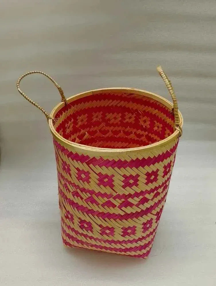 Handmade Bamboo Laundry Basket