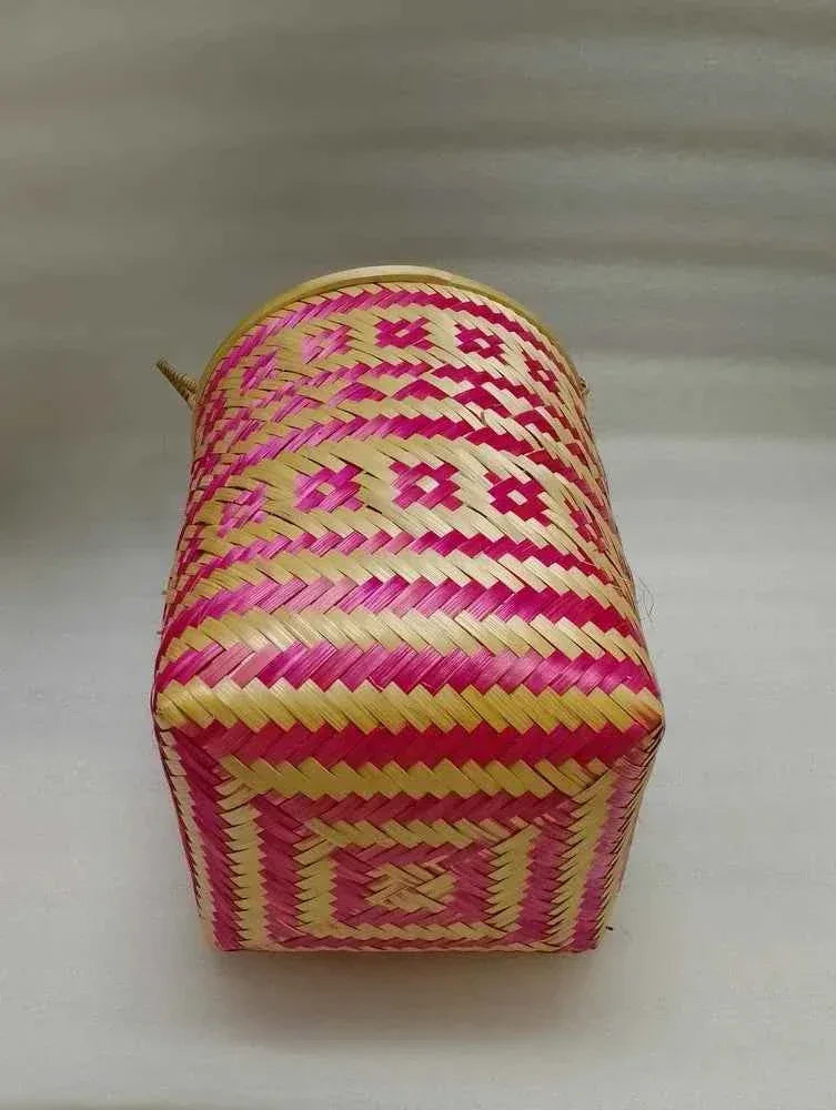 Handmade Bamboo Laundry Basket