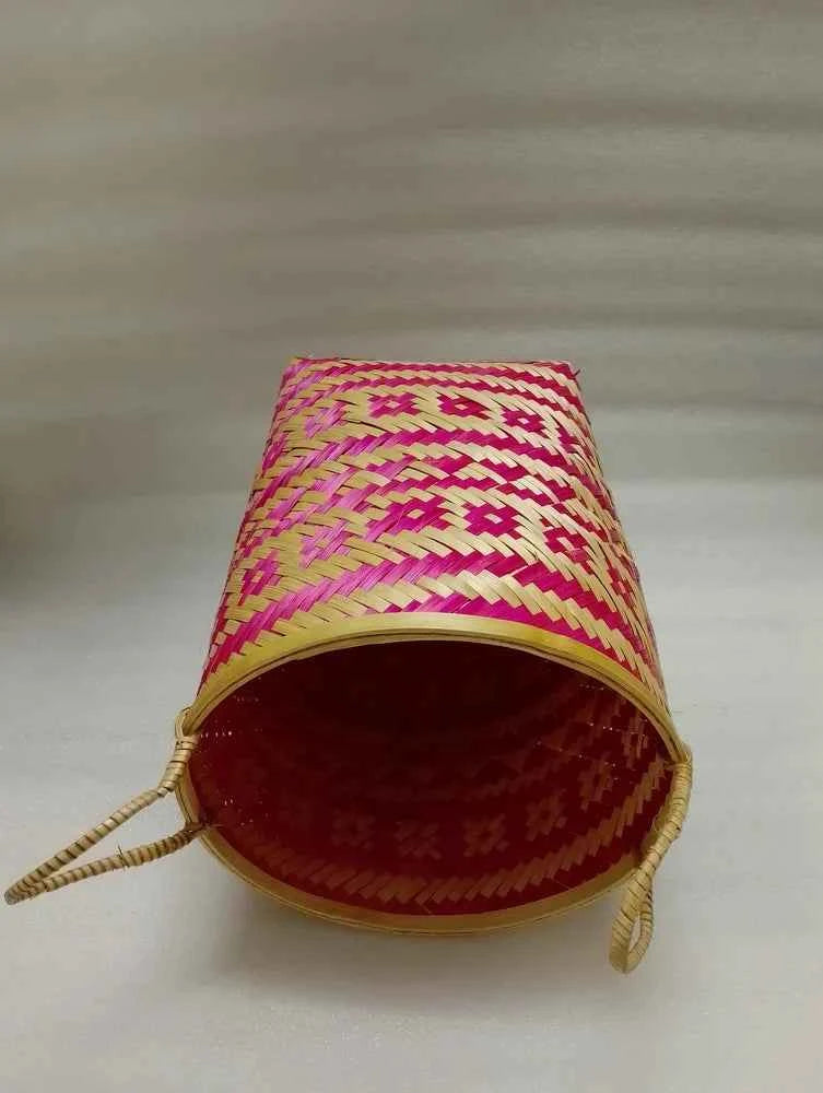 Handmade Bamboo Laundry Basket