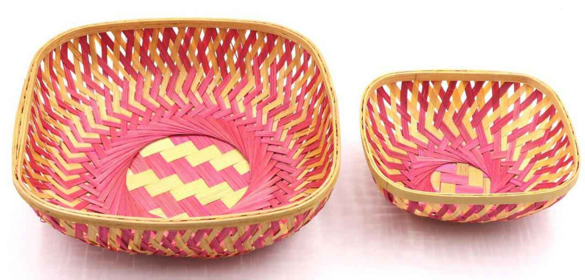 Bamboo Square Basket