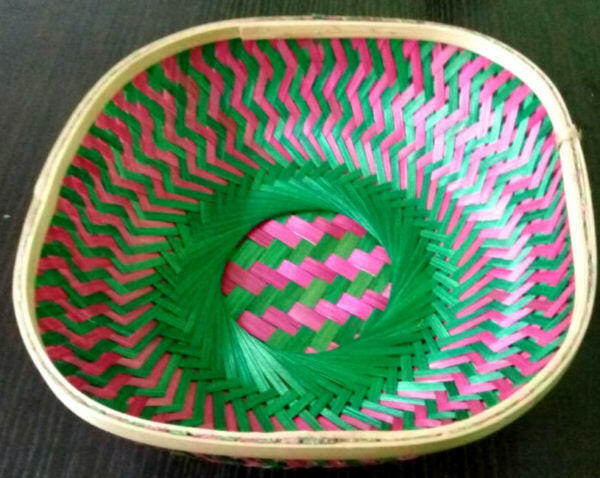 Bamboo Square Basket