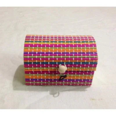 Bamboo Mini Storage Box with String