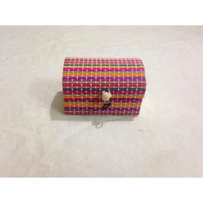 Bamboo Mini Storage Box with String