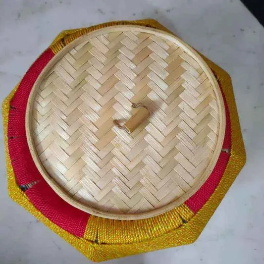 Bamboo Round Storage Box