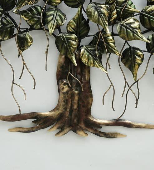 Betel Leaves Metal Wall Art-ArtyCraftz.com