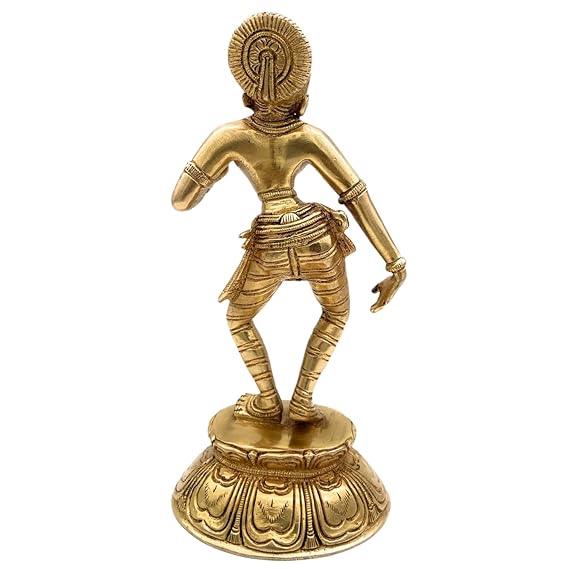 Bhunes Brass Apsara Lady Statue Showpiece - ArtyCraftz.com