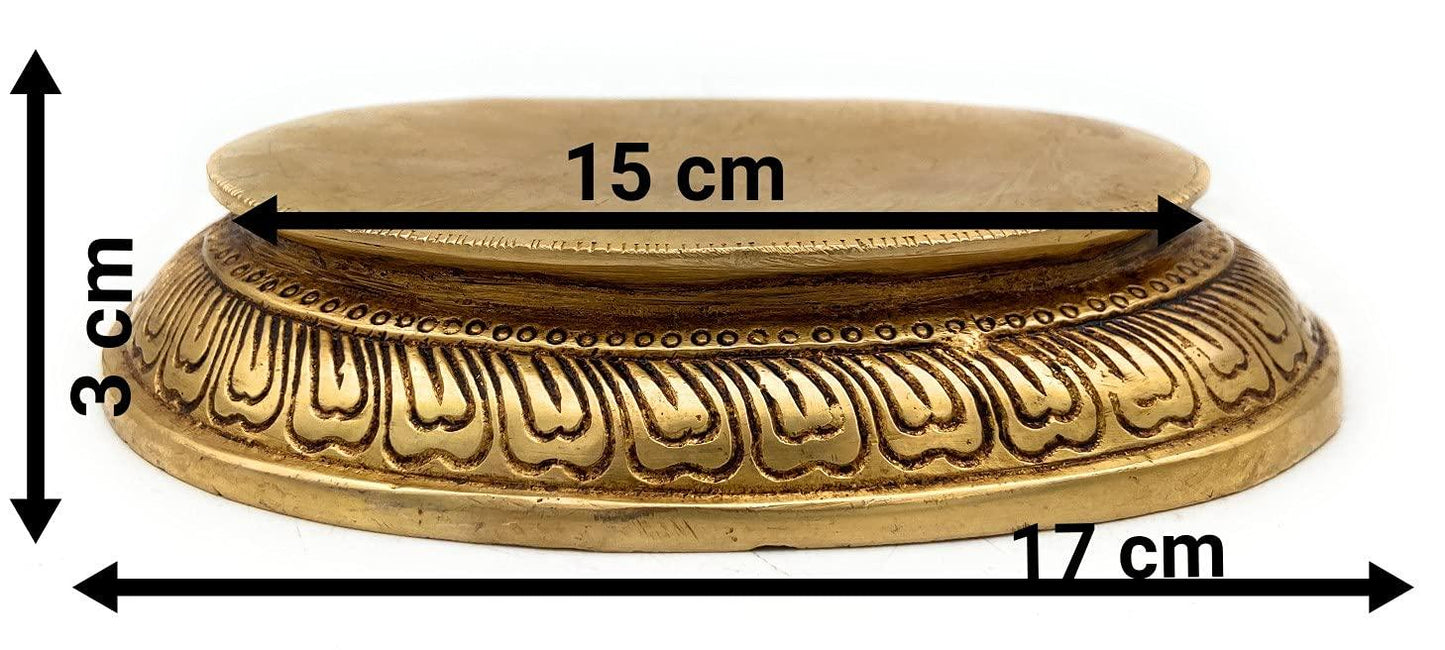Bhunes Brass Chowki Peetha For Idols Bajot Aasan Stand ArtyCraftz.com