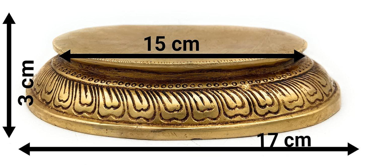 Bhunes Brass Chowki Peetha For Idols Bajot Aasan Stand ArtyCraftz.com