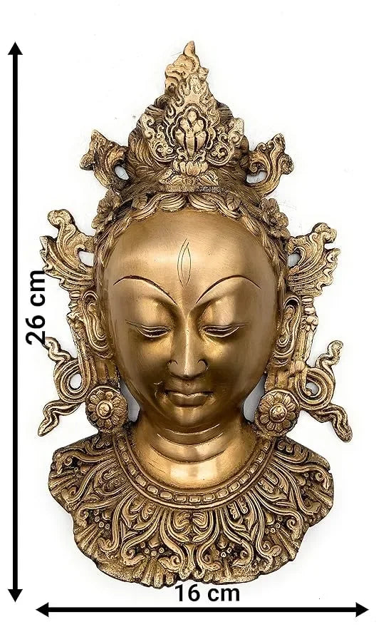 Bhunes Brass Durga Idol - ArtyCraftz.com