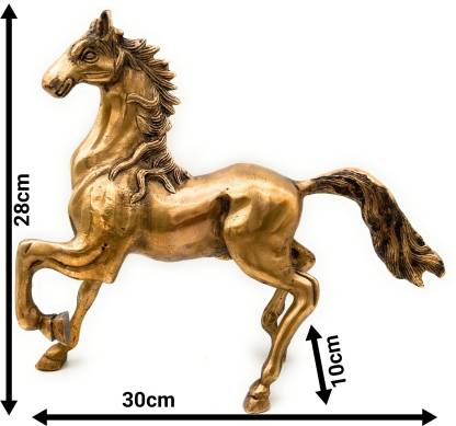 Bhunes Brass Horse Statue Showpiece - ArtyCraftz.com