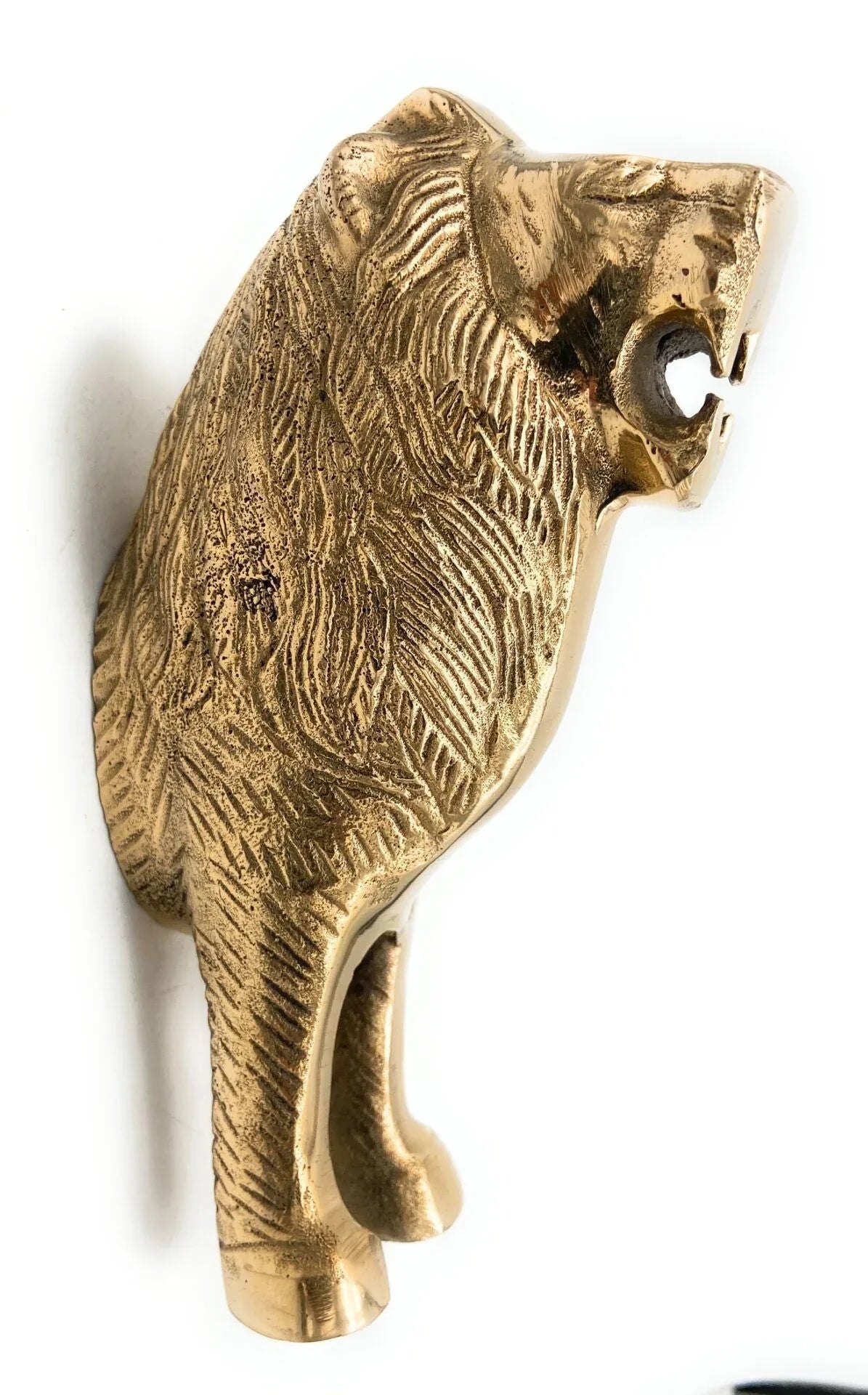 Bhunes Brass Lion Scultpture Wall Hanging - ArtyCraftz.com