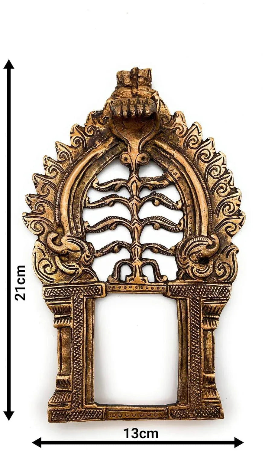 Bhunes Kirti Mukha with Nagaraja Brass Prabhavali - ArtyCraftz.com