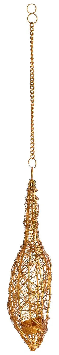 Bird nest Shaped Antique Metal tealight Candle Holder - ArtyCraftz.com