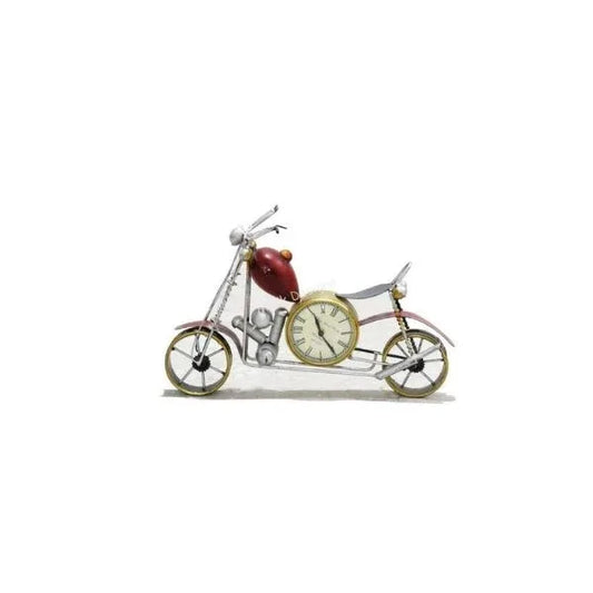 Bike Small Table Clock Anniversary Gift / Festival Gift / Birthday Gift - ArtyCraftz.com