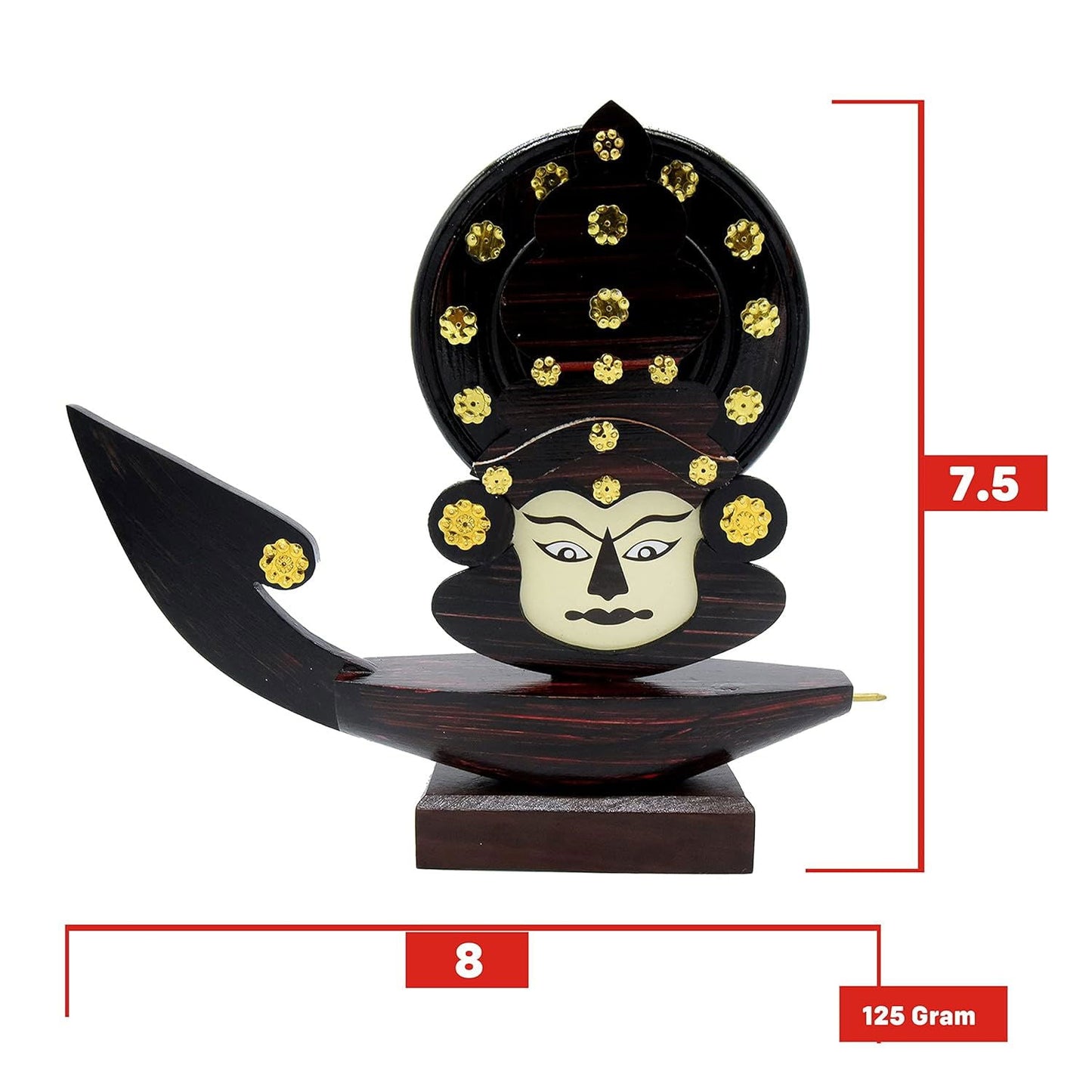 Boat Kathakali chundan Boat Miniature - ArtyCraftz.com