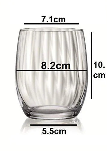 Bohemia-Crystal Club Waterfall Imported Whiskey Glass Set