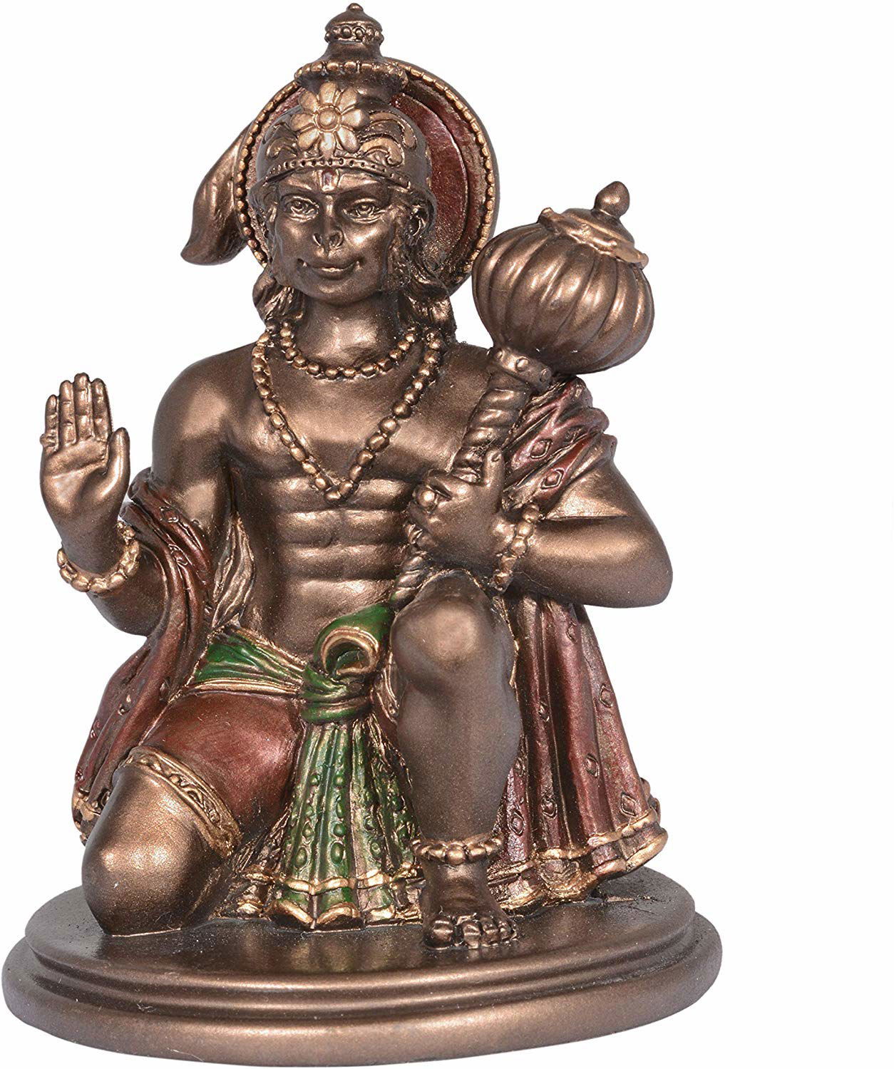 Bonded Bronze Hanuman for Car Dash Board, Height : 3" - ArtyCraftz.com