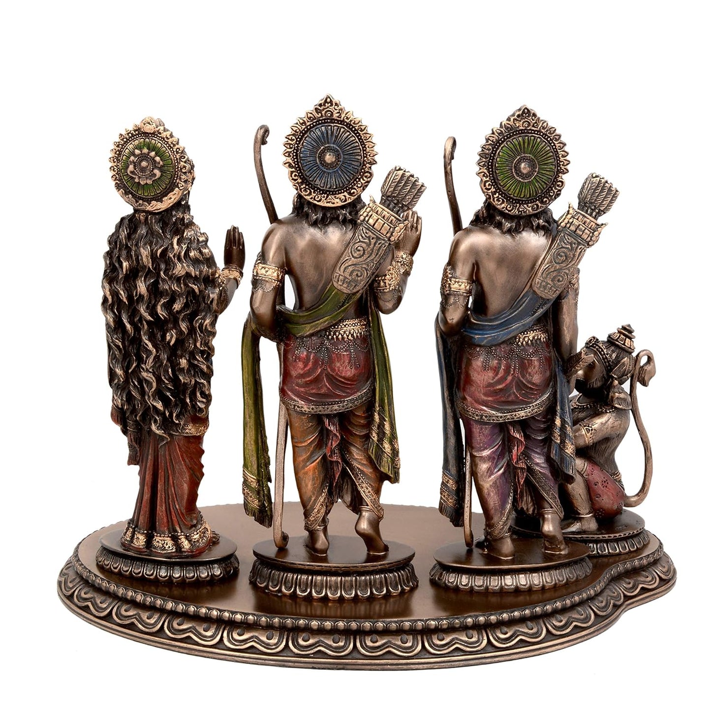 Bonded Bronze Ram Darbar Set Statue