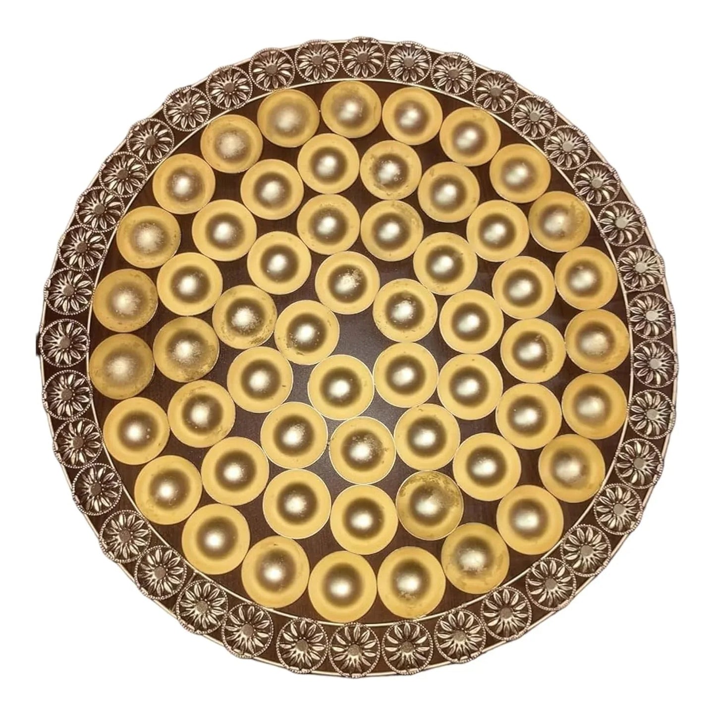 Brass 56 Bhog Thali