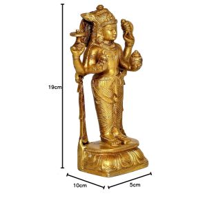 Brass Bhagwan Dhanvantri Statue