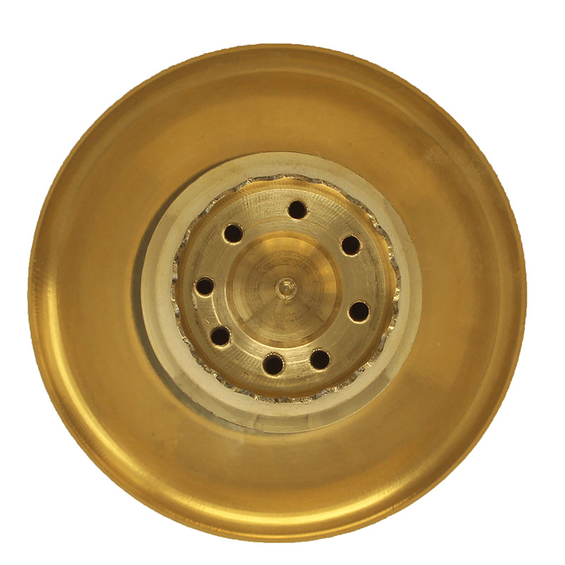 Brass Agarbatti Stand Incense Holder with Ash Catcher 10 CM - ArtyCraftz.com