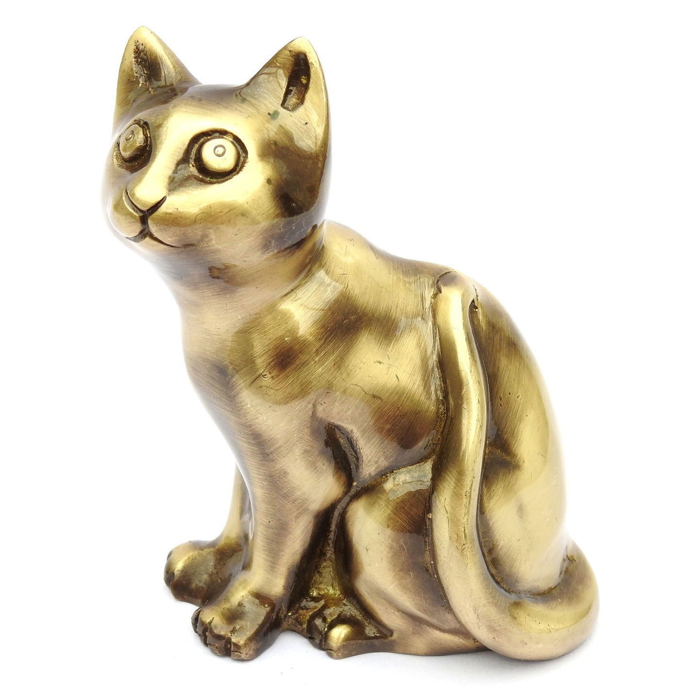 Brass Cat Animal Showpiece and Metal Statue For Gift and D?cor - ArtyCraftz.com
