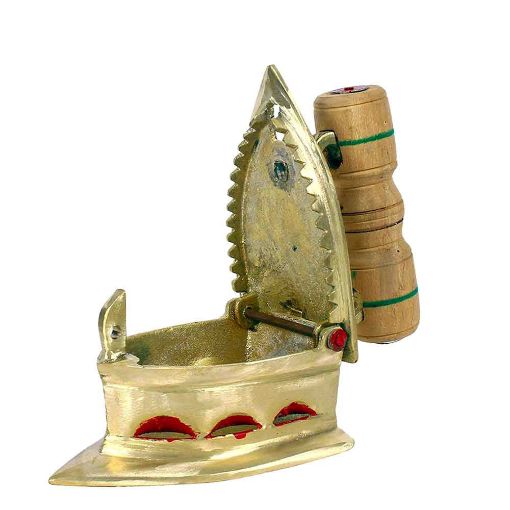 Brass Charcoal Iron Box - ArtyCraftz.com